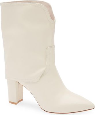 Koko + Palenki Totally Western Boot in Bone Leather at Nordstrom, Size 7.5