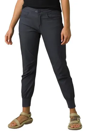 Prana Halle II Water Repellent Joggers in Coal at Nordstrom, Size 12