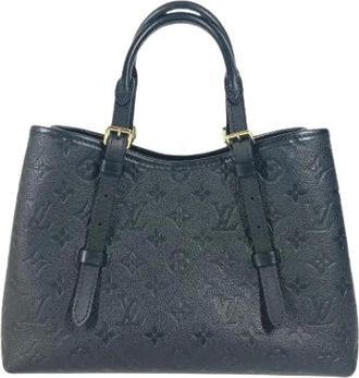Louis Vuitton Vintage, unisex, Zwart, ONE Size, Leer, Pre-owned Monogram Empreinte Tote Bag