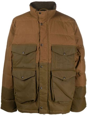 Filson Cruiser quilted down jacket - men - Cotton/Nylon/Wool/Goose Down/Goose Feather - M - Brown