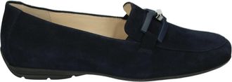 Hassia Blauwe Su&egrave;de Instappers - Dames - Loafers - Blauw - 42 EU - Su&egrave;de - Schoenen