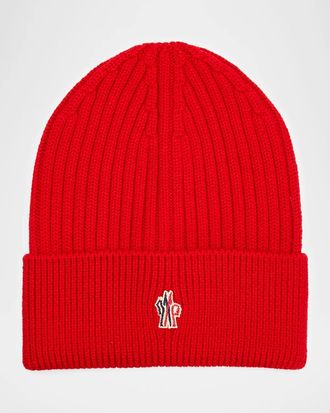 Marni Men & apos;s Ribbed Virgin Wool Beanie