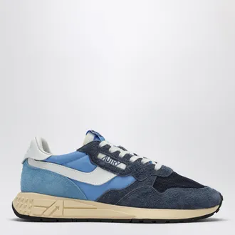 Autry Sneakers Reelwind Low in nylon e suede bluette