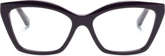 Balenciaga cat-eye glasses - women - Acetate - 55 - Purple