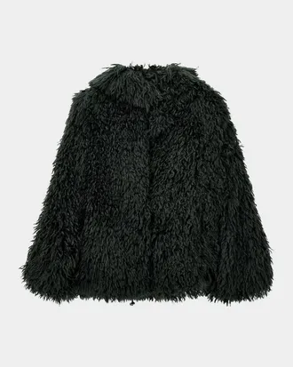 Emporio Armani Faux-Fur Blouson Jacket