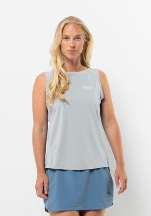 Jack Wolfskin Funktionstop JACK WOLFSKIN PRELIGHT CHILL TANK W, Damen, Gr. XL (46), grau (cool, grau), 1. OBERSTOFF: 87% POLYESTER, 13% ELASTHAN; 2. OBERSTOFF: 85% 
