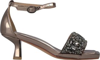 Alma En Pena Mini sandaal juweelband - Dames - Sandalen met hakken - Geel - 37 EU - Schoenen