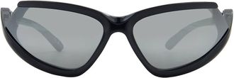 Balenciaga Silver Mirror Irregular Unisex Sunglasses BB0289S 001 71