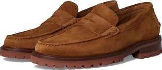 Johnston & Murphy Collier Penny Mens Shoes Snuff Suede : 11.5 M (D), Leather/Suede