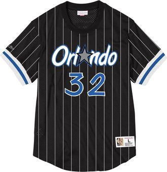 Mitchell & Ness x NBA Orlando Magic Name and Number Mesh T-shirt Shaquille ONeal 32 NNMPSC19040-OMABLCK94SON