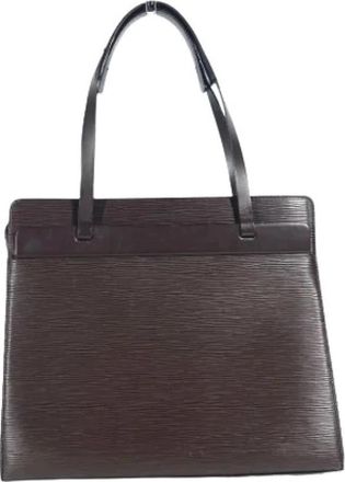 Louis Vuitton Pre-owned Vintage Epi Leather Tote Bag - Dames - Vintage Schoudertas - Bruin - ONE Size - Leer - Vintage