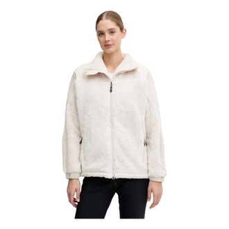 Oakley Mountain Fire Sherpa - Dames - Fleece jassen - Beige - M - Polyester - Fitness