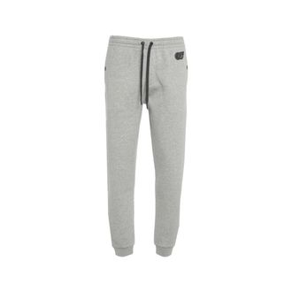 AlphaTauri Sweatpants, male, Gray, Size: M Slim Fit Melange Knit Joggers