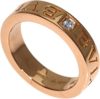 Bulgari Pink Gold (18K) Band Ring (Pre-Owned)