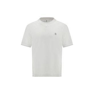 Brunello Cucinelli White Cotton Mens T-Shirt
