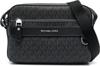 Michael Kors Utility Crossbody Bag - Heren - Schoudertassen - Zwart - ONE Size - Katoen - Tassen