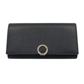 Bulgari Pre-owned Long wallet (bi-fold) - Dames - Vintage Accessoires - Zwart - ONE Size - Leer - Vintage
