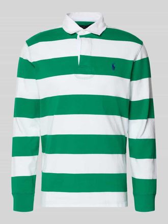 Polo Ralph Lauren Regular Fit Sweatshirt aus reiner Baumwolle Modell LS RUGBY M3 in Gruen, Gr&ouml;&szlig;e XXL