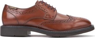 Mephisto Handgemaakte Heren Veterschoen - Kastanjebruin Leer - Heren - Veterschoenen - Bruin - 39 EU - Leer - Schoenen