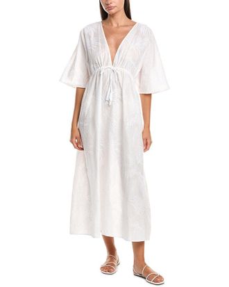 Natori Palm Caftan Dress