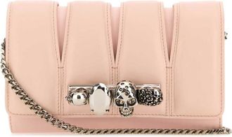 Alexander McQueen Pink Leather The Slash Shoulder Bag