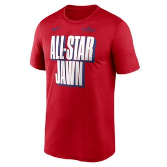 Nike 2026 All-Star Game Jawn Lockup Legend Nike Mens Dri-FIT MLB T-Shirt in Red | NKGK62QASG-0PZ