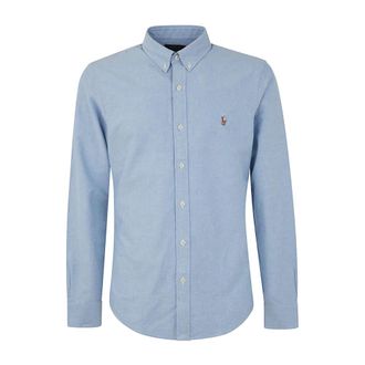 Polo Ralph Lauren Heren, Overhemden, Blauw, Maat: 2XL Katoen