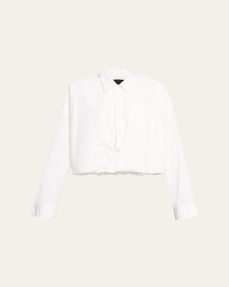 R13 Long-Sleeve Bubble Shirt