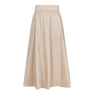 Neo Noir Dames, Rokken, Beige, Maat: L Katoen