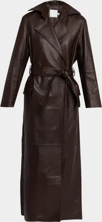 CHRISTOPHER ESBER Calais Leather Trench Coat
