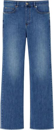 iBlues Marylinreal Flared Jeans - Dames - Flared Jeans - Blauw - XL - Katoen - Jeans