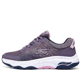 Skechers (WMNS) Skechers Go Walk Arch Fit Outdoor Wild Shoes Purple White 124448-MVE