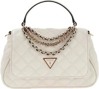 Guess Giully Ii Top Handle Flap - Dames - Handtassen - Wit - ONE Size - Tassen