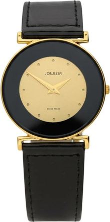 Jowissa Elegance SP J3.018.M - Dames - Horloges - Zwart - ONE Size - Leer - Accessoires