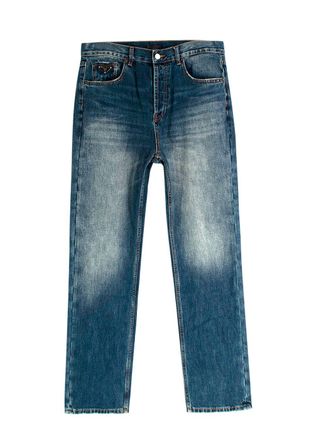 Prada Dark Blue Wash Straight Leg Classic Fit Jeans Size 32