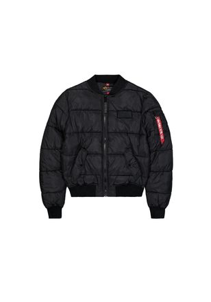 Alpha Industries Bomberjacke ALPHA INDUSTRIES MA-1 Puffer Bomber, Herren, Gr. XL, schwarz, Obermaterial: 100% Polyester; Futter: 100% Polyester; F&uuml;llung: 100% Polyeste