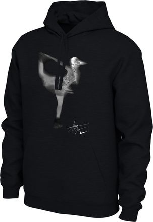 Nike Mens Nike Sportswear Alysa Liu Fleece Hoodie in Black | JF1679-010