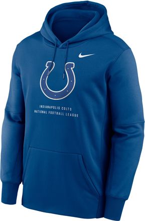 Nike Mens Indianapolis Colts Nike Therma NFL Pullover Hoodie in Blue | NKAQ4LB98-R7Q