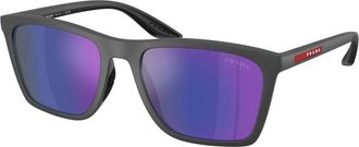 Prada Sunglasses, male, Gray, Size: 56 MM PS B08S Sunglasses