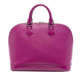 Louis Vuitton Pre-owned Handbags, female, Purple, Size: ONE SIZE Pre-owned Alma PM