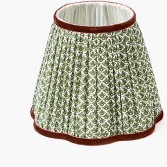 Mrs. Alice Lotus Lampshade in Olive at Nordstrom