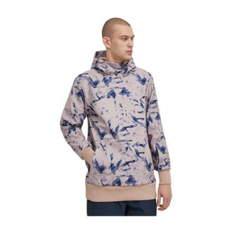 Picture Hoodies & sweatvesten, Heren, Beige, S, Polyester, Parker Print Jacket