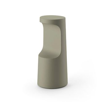 Plust Taburete De Bar Dise&ntilde;o Moderno 75cm Polietileno Interior Exterior Fura S1 - Verde Oscuro