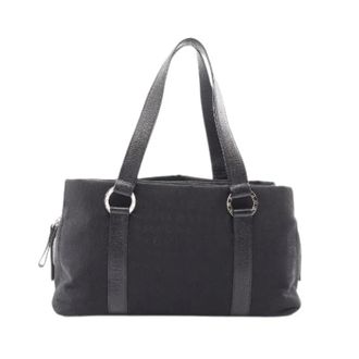 Bulgari Pre-owned Shoulder Bags, female, Black, Size: ONE SIZE Pre-owned Logo Mania Handbag