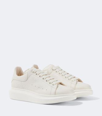 Alexander McQueen Zapatillas Oversized de piel