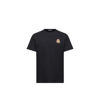 Moncler Moncler Mon Duck Logo Cotton T-shirt, Men, Black, Size: 3xl