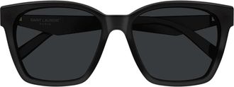 Saint Laurent Monogram Cat-eye Zonnebril - Dames - Zonnebrillen - Zwart - ONE Size - Nylon - Accessoires