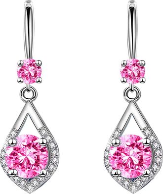 Generic Silver Earrings For Women Dangling, Sterling Silver Earrings: Dangle Earrings Diamond Earrings Sparkly Jewelry Earrings Dangly Earrings Moonstone Jewe