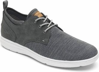 Rockport Mens Zaden Lace Ups Shoes In Pewter