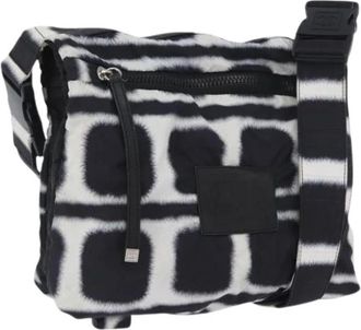 Chanel Pre-owned Cross Body Bags, female, Multicolor, Size: ONE SIZE Pre-owned Vintage Nylon Shoulder Bag
